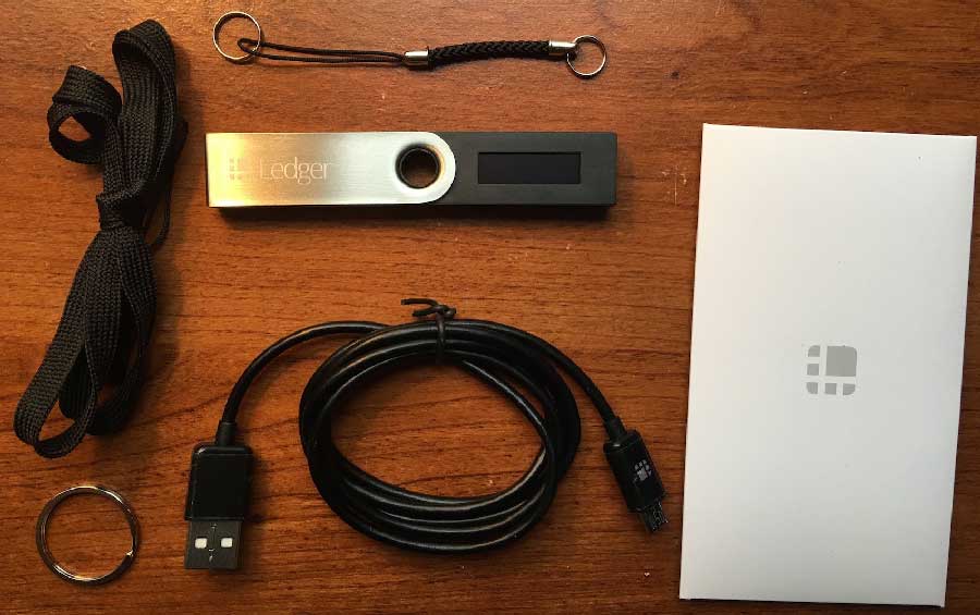 کیف سخت افزاری Ledger Nano S Cryptocurrency Hardware