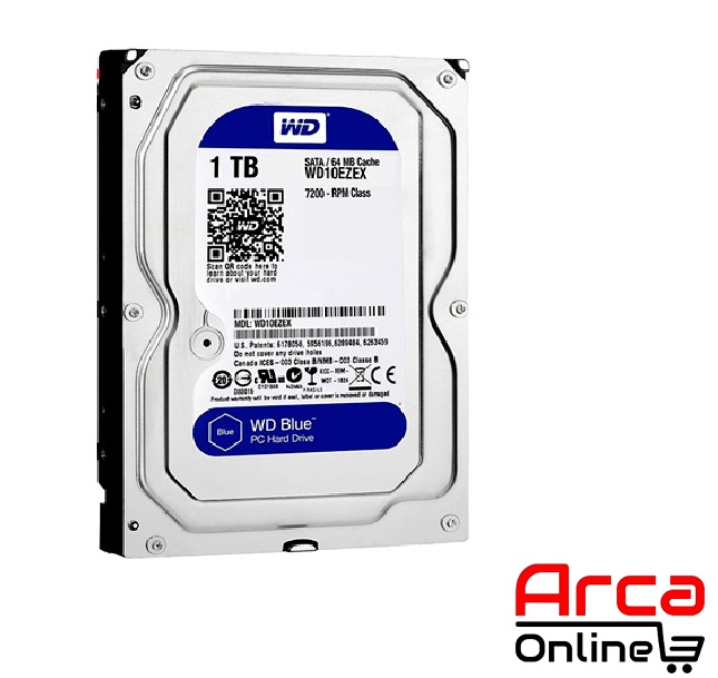 Western Digital WD10EZEX Blue 1TB 64MB Cache Internal Hard Drive