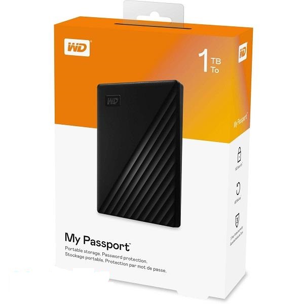 Western Digital WDBYvg۰۰۱۰BBK-WESN My Passport ۱TB External Hard Drive