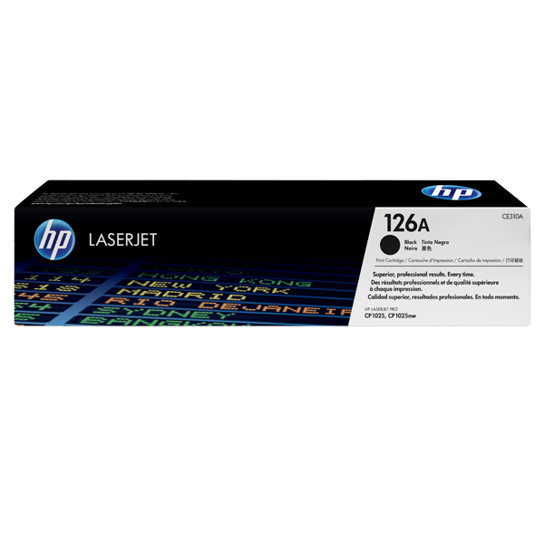 HP CE310A 126A Black LaserJet Toner Cartridge