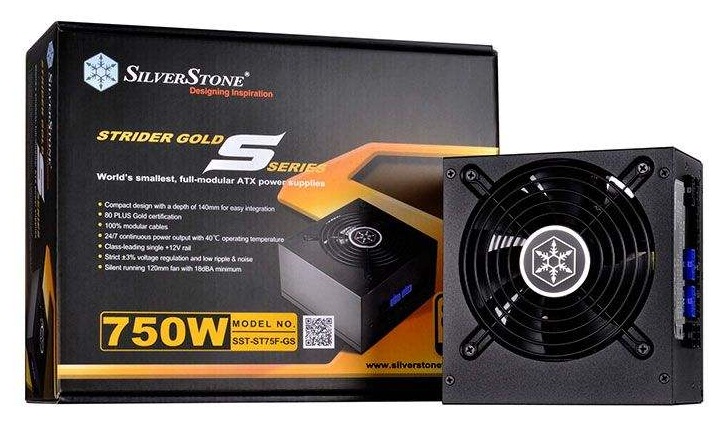 SilverStone Strider Gold S SST-ST75F-GS V3.0 750W Power Supply