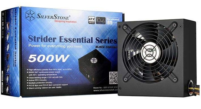 SilverStone Essential SST-ST50F-ES230 V2.0 500W Power Supply