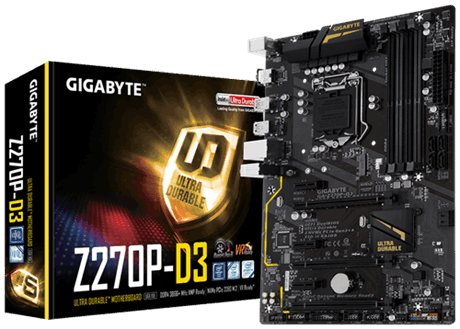 GigaByte GA-Z270P-D3 LGA 1151 Motherboard