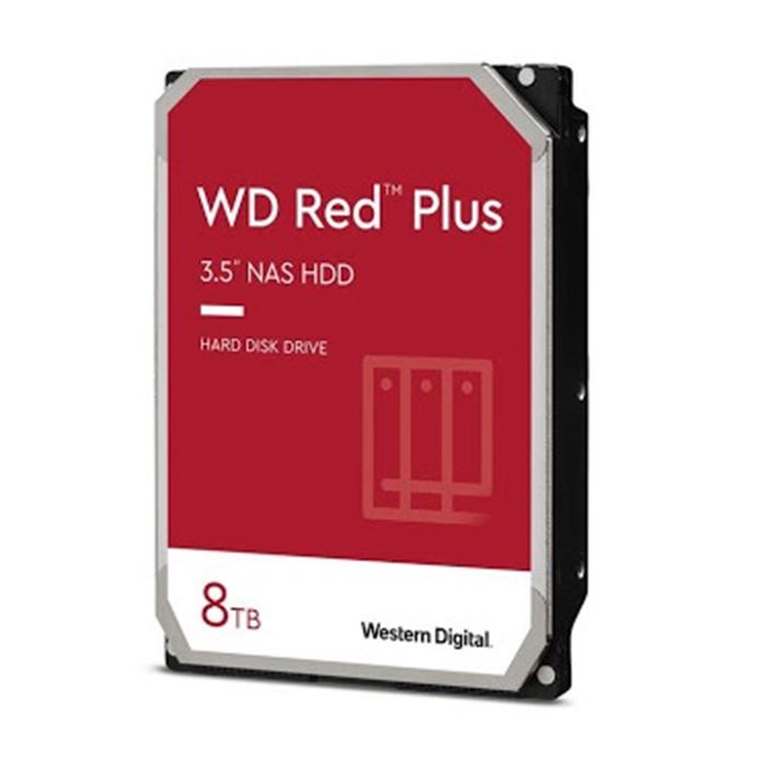 Western Digital WD80EFBX Red Plus 8TB 3.5" 7200rpm 256MB Internal Hard Drive