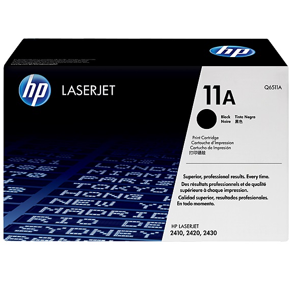 HP 11A Black LaserJet Toner Cartridge