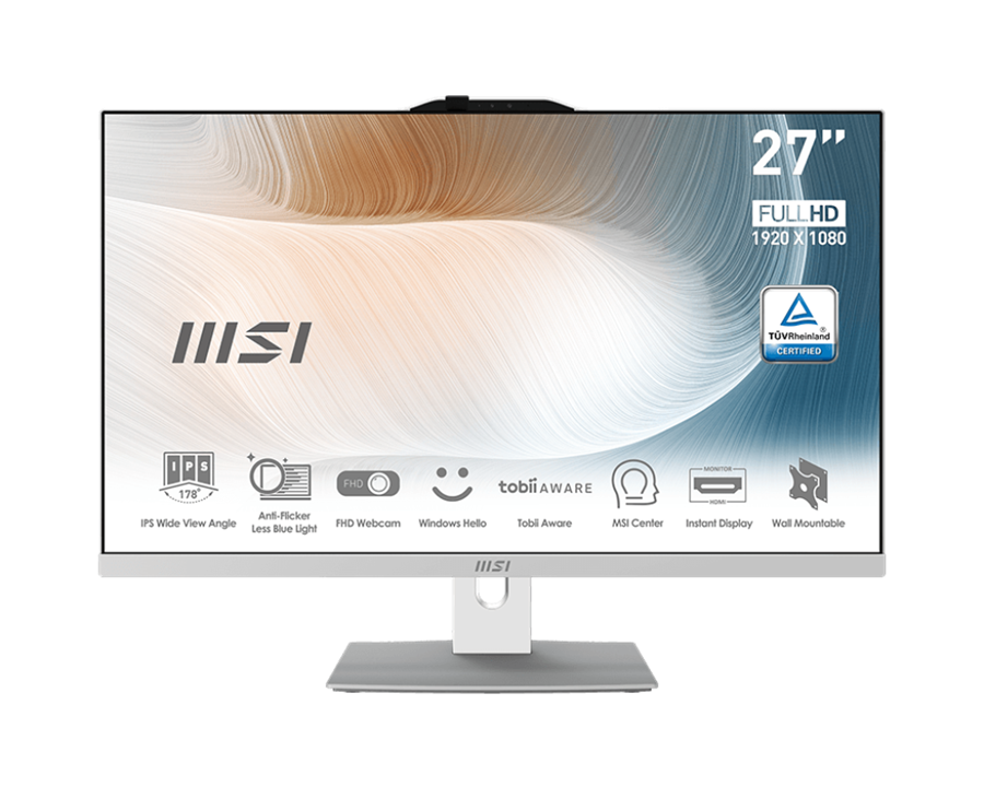 MSI Modern AM272P 12M Core i5 1240P 16GB 500GB SSD Intel Non Touch All-in-One