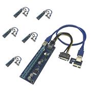 MIT Riser Adapter Card Powered PCIe VER 007 16x to 1x w/60cm USB 3.0 Extension Cable