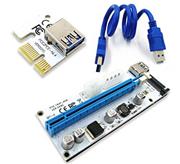 MIT PCIE 1x to 16x Ver008C Riser Card USB 3.0 Adapter Extender