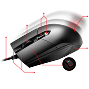 ASUS ROG Strix Impact Wired Gaming Mouse