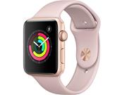 Apple Watch 3 GPS 38mm Gold Aluminum Case With Pink Sand Sport Band
