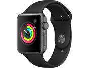 Apple Watch 3 GPS 42mm Space Gray Aluminum Case With Black Sport Band