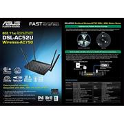 ASUS DSL-AC52U Dual Band 802.11ac Wi-Fi ADSL/VDSL Modem Router