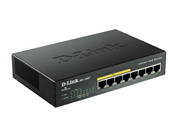 D-Link DGS-1008P 8-Port 10/100/1000Base-T Gigabit PoE Unmanaged Desktop Switch