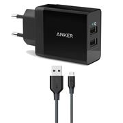 Anker B2021 PowerIQ 2 Ports USB Wall Charger