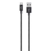 Belkin F2CU021bt04-BLK Metallic Micro-USB to USB 1.2m Cable