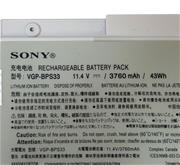 SONY BPS33 Silver Laptop Battery