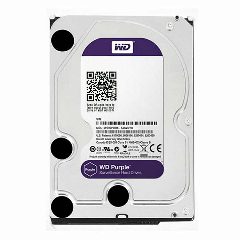 هارددیسک اینترنال وسترن دیجیتال سری Purple ظرفیت ۲ ترابایت